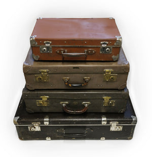 Matkalaukku on neljästä vuokrattavasta matkalaukusta pienin
